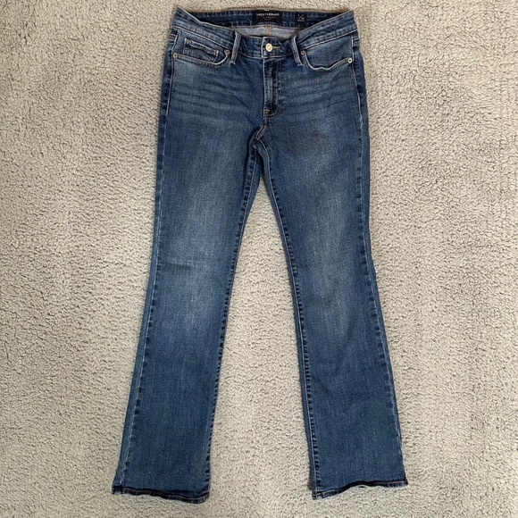Lucky Brand Sweet Boot Womens Jeans Blue Size 6 28 Regular Stretch Pockets - Picture 1 of 5